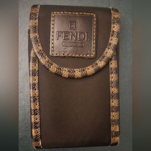 EUC Authentic Vintage Fendi Pequin Stripe Complemento Case/Cigarette Holder